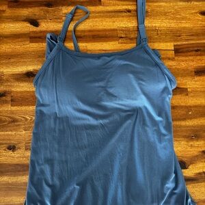 Kindred Bravley blue bamboo Nursing tank—XL